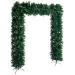 Arco per Albero di Natale con LED e Palline Verde 240 cm