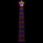 Illuminazione per Albero di Natale 320 LED Colorato 375 cm