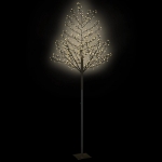 Albero di Natale 600 LED Bianco Caldo Ciliegio in Fiore 300 cm