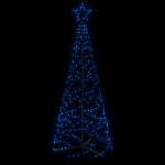 Albero di Natale a Cono Blu 200 LED 70x180 cm