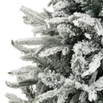 Albero di Natale Artificiale con Neve Verde 210 cm in PVC e PE