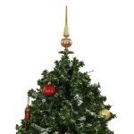 Albero di Natale con Neve e Base a Ombrellone Verde 170 cm