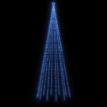 Albero di Natale con Puntale Blu 732 LED 500 cm