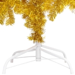 Set Albero Natale Artificiale con LED e Palline Oro 120cm PET