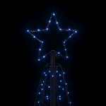 Albero di Natale a Cono Blu 200 LED 70x180 cm