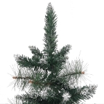 Albero di Natale Artificiale Supporto Verde e Bianco 60 cm PVC
