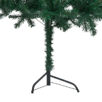 Albero Natale per Angolo con LED e Palline Verde 150 cm in PVC