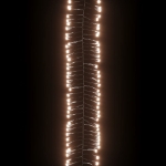 Stringa di Luci LED con 400 Luci LED Bianco Caldo 7,4 m in PVC