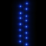 Stringa LED Compatta con 400 Luci LED Blu 13 m PVC