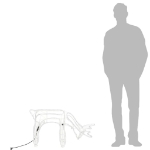 Figure Natalizie Renne 2 pz Bianco Caldo 73x31x45 cm