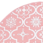 Gonna Albero Natale Raffinata con Calza Rosa Tessuto 150 cm