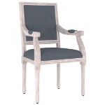 Poltrona Grigio Scuro 54x59x99 cm Velluto