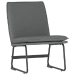 Sedia Lounge Grigio Scuro 52x75x76 cm in Tessuto