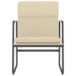 Sedia Lounge Crema 55x64x80 cm in Tessuto