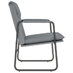 Sedia Lounge Grigio Chiaro 55x64x80 cm in Tessuto