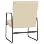 Sedia Lounge Crema 55x64x80 cm in Tessuto