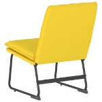 Sedia Lounge Giallo Chiaro 52x75x78 cm in Tessuto