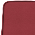 Sedia Lounge Rosso Vino 54x75x76 cm in Similpelle