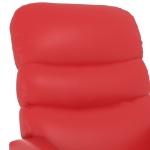 Poltrona Massaggiante Rossa in Similpelle