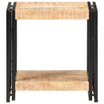 Tavolino 40x30x50 cm in Legno Massello di Mango Grezzo