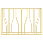 Tavolino Consolle 110x30x70 cm in Acciaio Inox e Vetro