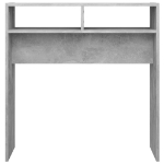 Tavolo Consolle Grigio Cemento 78x30x80 cm in Truciolato