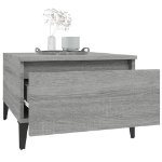 Tavolino Grigio Sonoma 50x46x35 cm in Legno Multistrato