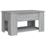 Tavolino da Salotto Grigio Sonoma 79x49x41 cm Legno Multistrato