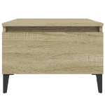 Tavolino Rovere Sonoma 50x46x35 cm in Legno Multistrato