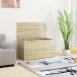 Cassapanca Rovere Sonoma 84x42x46 cm in Legno Ingegnerizzato