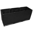 Scatola Portaoggetti Nera 105x34,5x45 cm in Tessuto