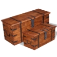Set Bauli 2 pz in Legno Massello