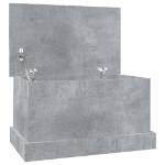 Contenitore Grigio Cemento 50x30x28 cm in Legno Multistrato