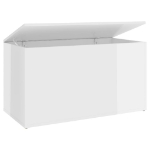 Baule Bianco Lucido 84x42x46 cm in Truciolato