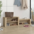 Scarpiera Rovere Sonoma 150x35x45 cm in Legno Multistrato
