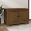 Scarpiera Miele 70x38x45,5 cm in Legno Massello di Pino