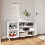 Scarpiera Bianca 102x36x60 cm in Legno Multistrato