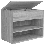 Scarpiera Grigio Sonoma 60x30x45 cm in Legno Multistrato