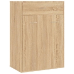 Scarpiera Rovere Sonoma 60x35x84 cm in Legno Multistrato