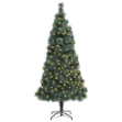 Albero di Natale Preilluminato con Supporto Verde 180 cm PET