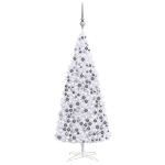 Albero di Natale Preilluminato con Palline e LED Bianco 400 cm