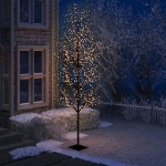 Albero di Natale 1200 LED Bianco Caldo Ciliegio in Fiore 400 cm