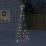 Illuminazione Albero di Natale Picchetti 220LED Colorato 180cm