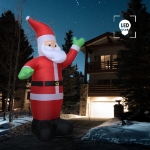 Babbo Natale Gonfiabile con LED IP44 600 cm XXL