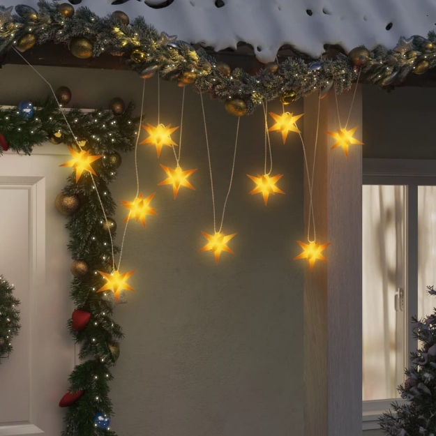 Luci di Natale 10 LED Gialle 10 cm