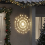 Illuminazione di Natale Galassia 140 LED Bianco Caldo 17 cm