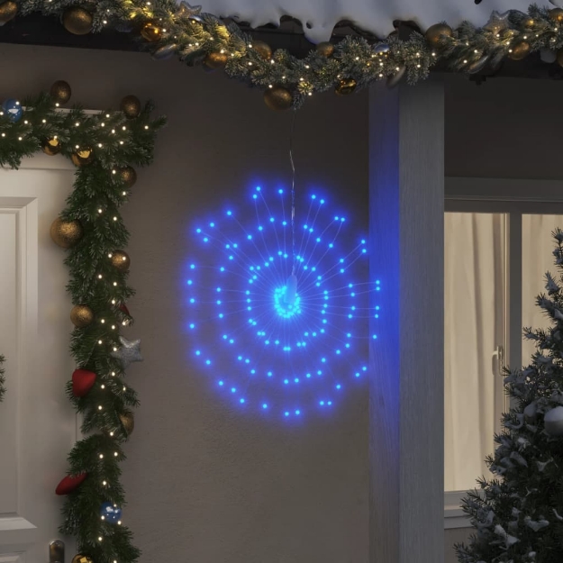 Illuminazioni di Natale Galassia 140 LED 2pz Blu 17 cm