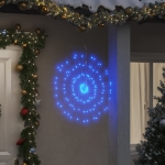 Illuminazione di Natale Galassia 140 LED Blu 17 cm