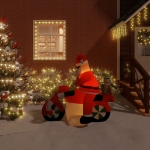 Babbo Natale Gonfiabile con LED 156 cm