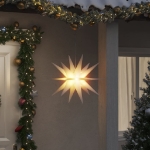 Luce di Natale con LED Pieghevole Bianca 57 cm